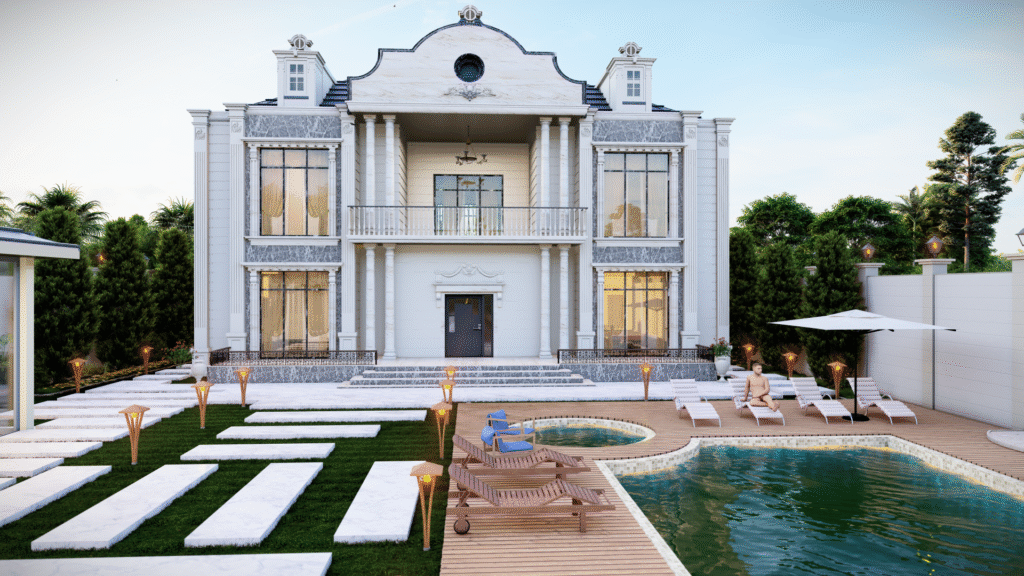 Azerbaycan villa mimarisi