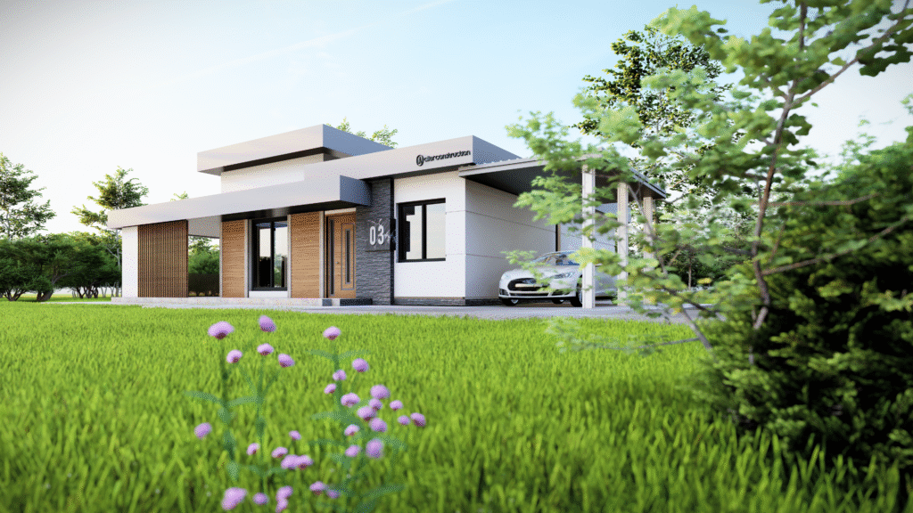 Çelik ve Prefabrik Yapı Tasarımları 3+1 celik prefabrik ev tasarimi