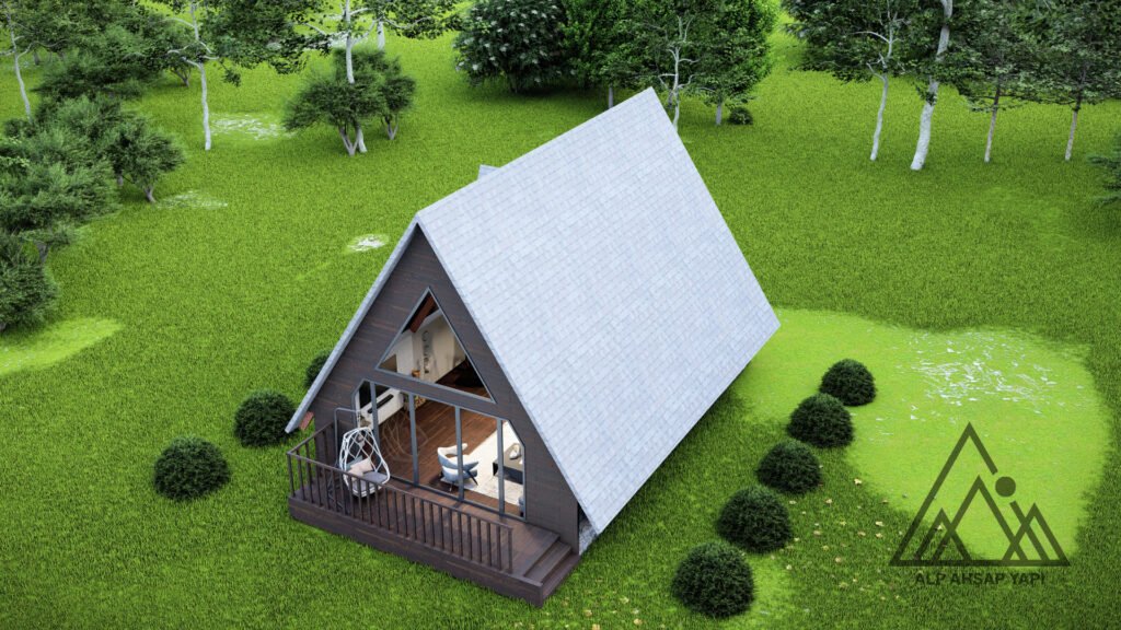 Orman manzaralı, bahçeli ve ferah bungalov projesi