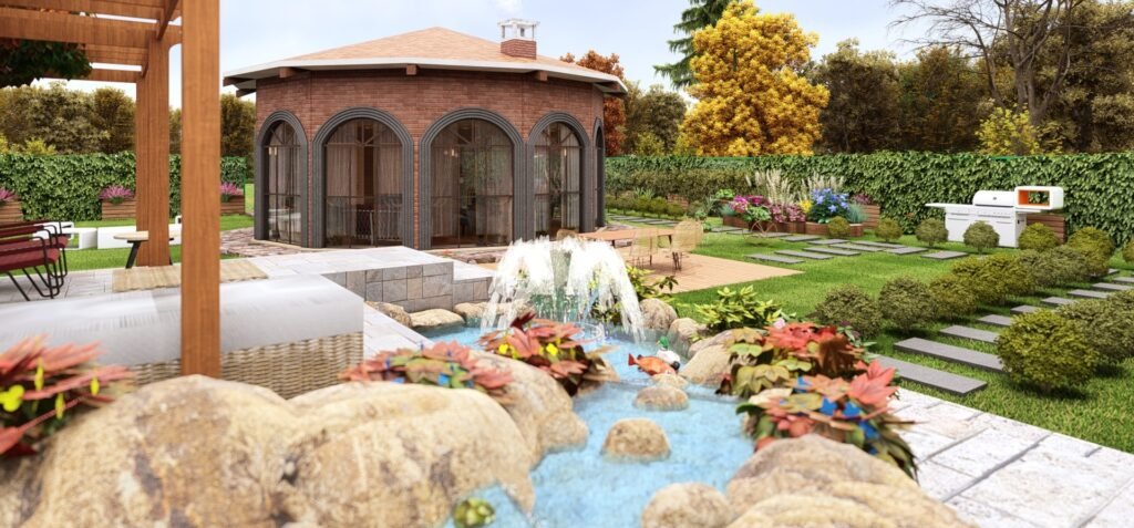 Çelik ve Prefabrik Yapı Tasarımları kis bahcesi tasarimi2