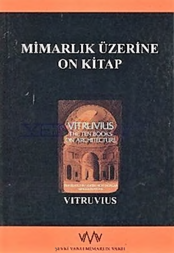 Mimarlık Üzerine On Kitap — Vitruvius kitap kapağı