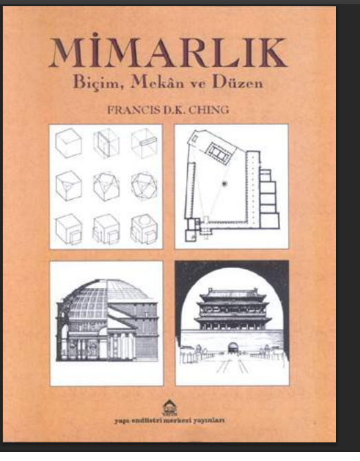 Mimarlık Biçim Mekan ve Düzen — Francis D.K. Ching kitap kapağı